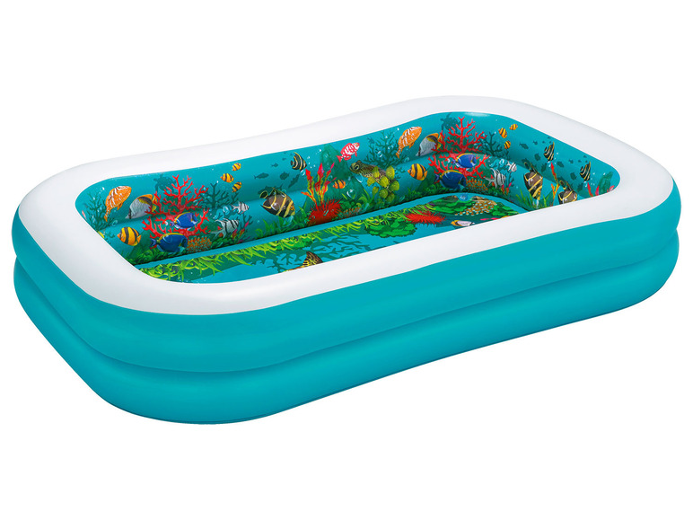 BESTWAY Family Pool 3D Abenteuer 262 x 175 x 51 cm, eckig
