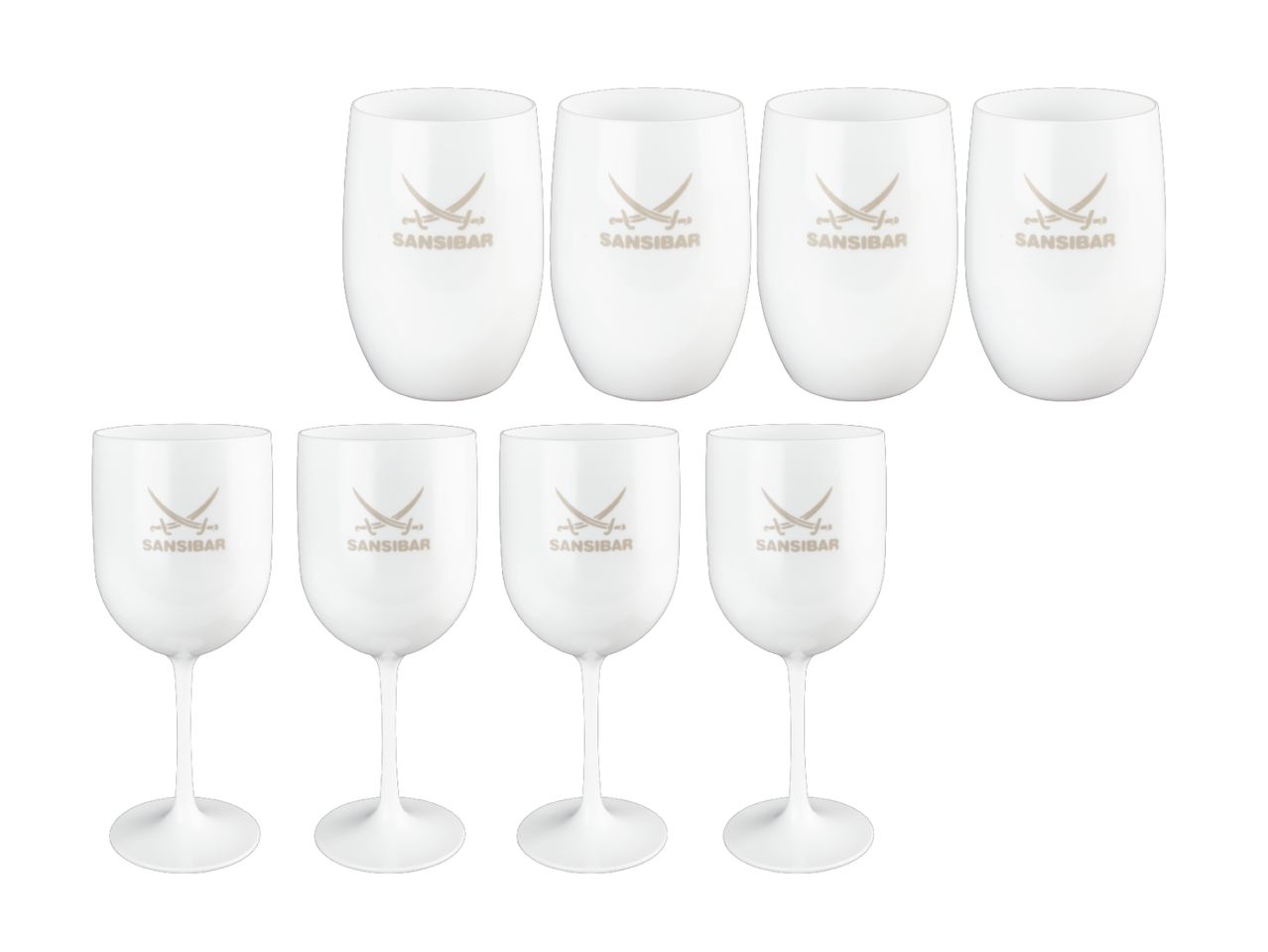 SANSIBAR® 4 Partygläser