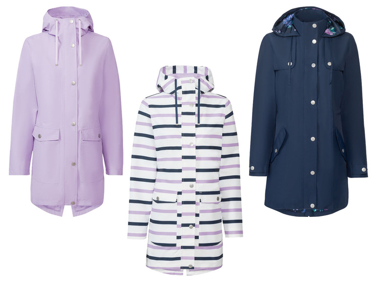 ESMARA® Damen Trenchcoat, mit Kapuze