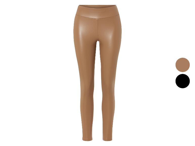 ESMARA® Damen Leggings, in Lederoptik