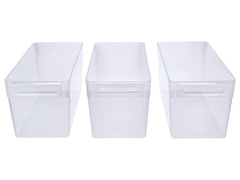 SILVERCREST® Kühlschrank-Organizer ohne Deckel, 3er Set, 5 L