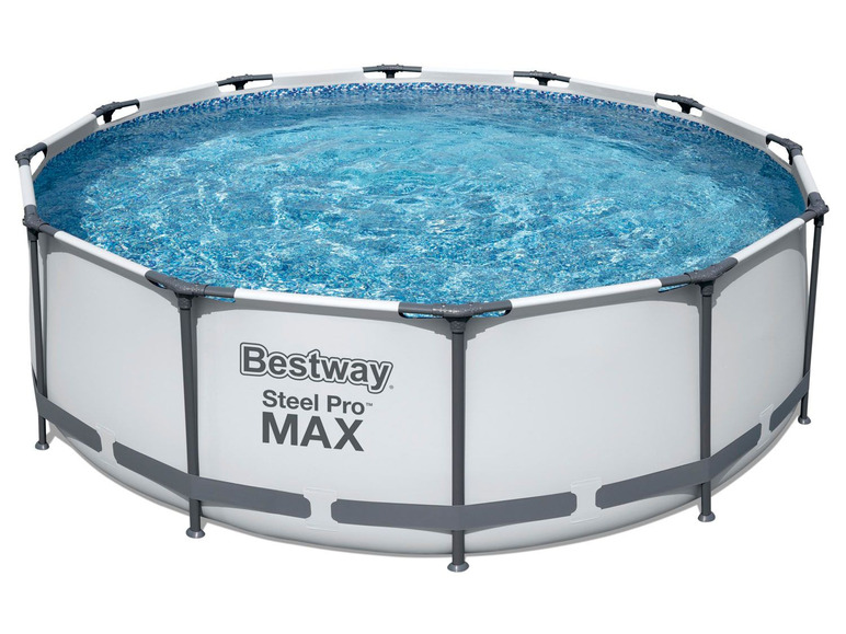 BESTWAY Pool »Steel ProMAX«, Stahlrahmenpool-Set, Filterpumpe, Sicherheitsleiter 366x100 cm