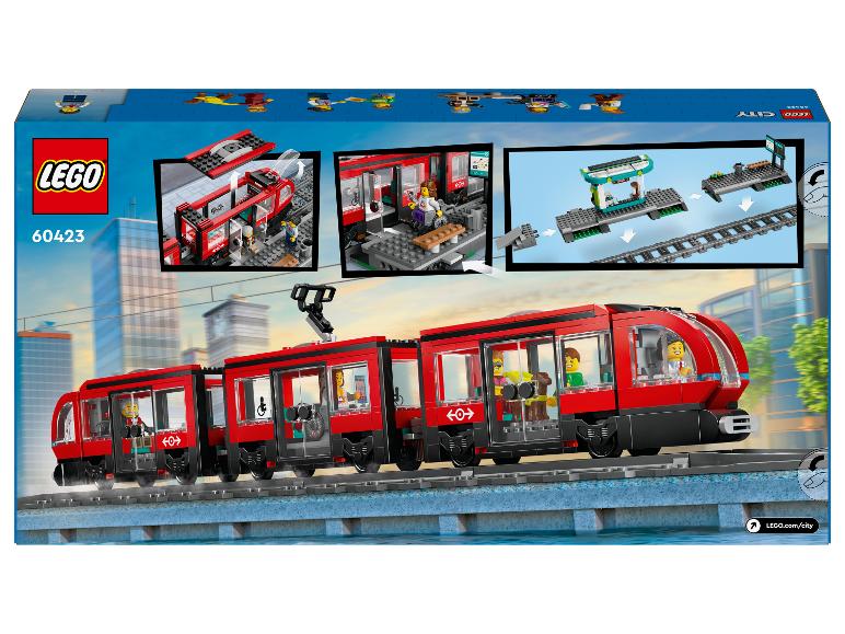 LEGO® CITY 60423 Downtown Streetcar and Station