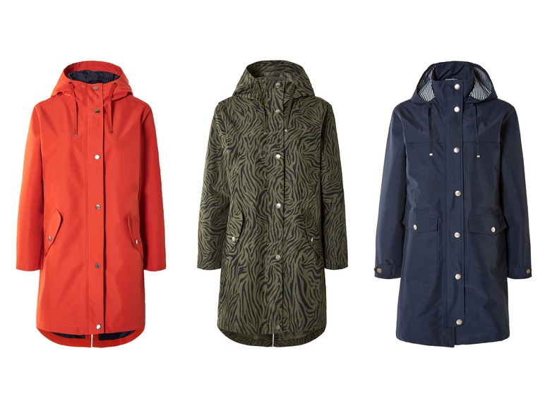 ESMARA® Damen Regentrenchcoat, mit umweltfreundlicher Imprägnierung