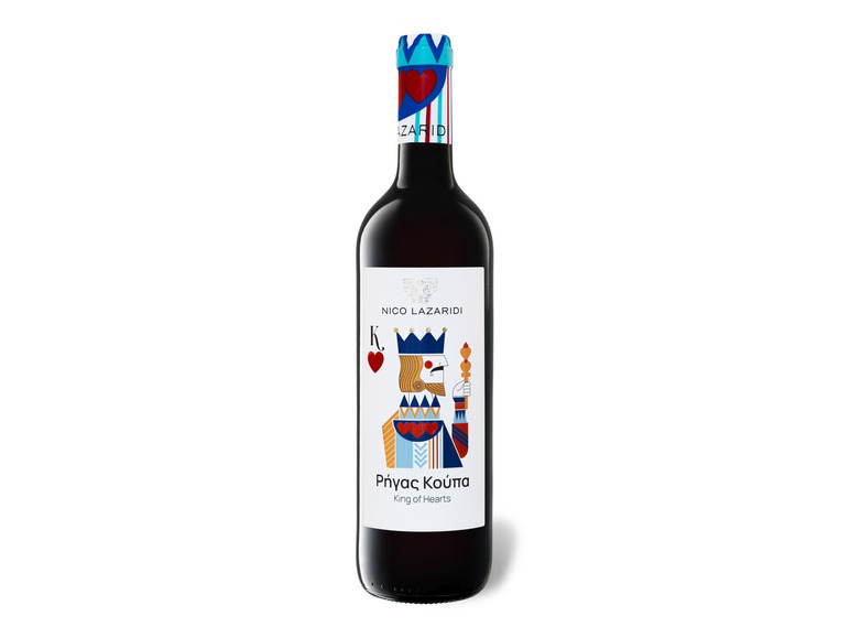 NICO LAZARIDI King of Hearts Macedonia PGI trocken, Rotwein 2025