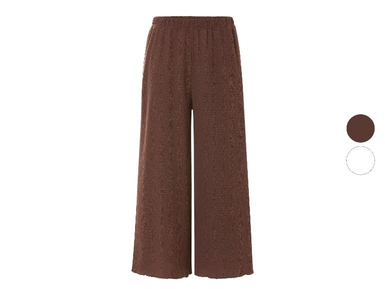 ESMARA® Damen Culotte, in modischer Crinkle-Qualität