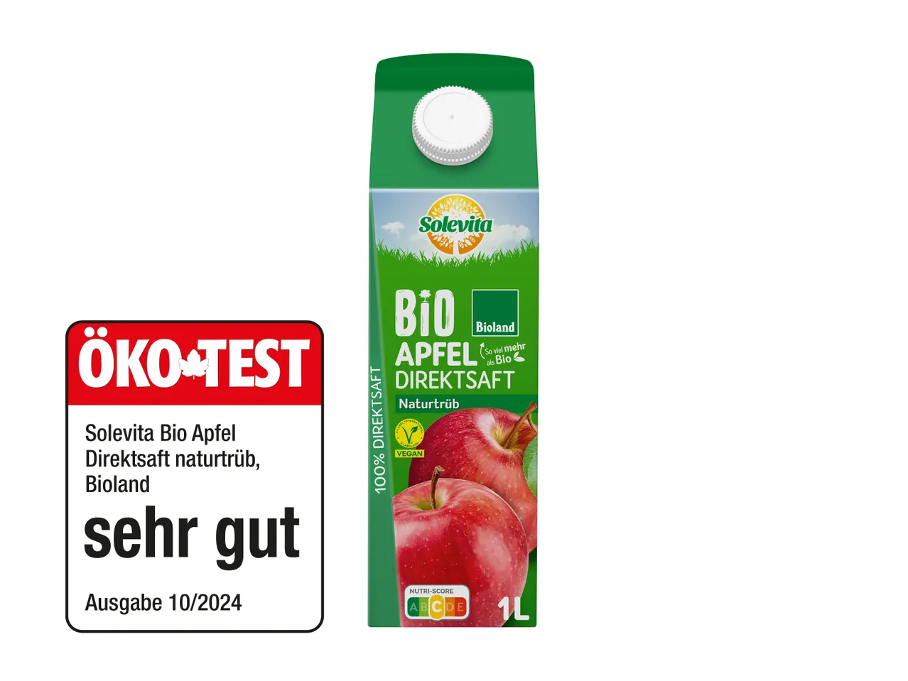 Bioland Apfel Direktsaft, naturtrüb