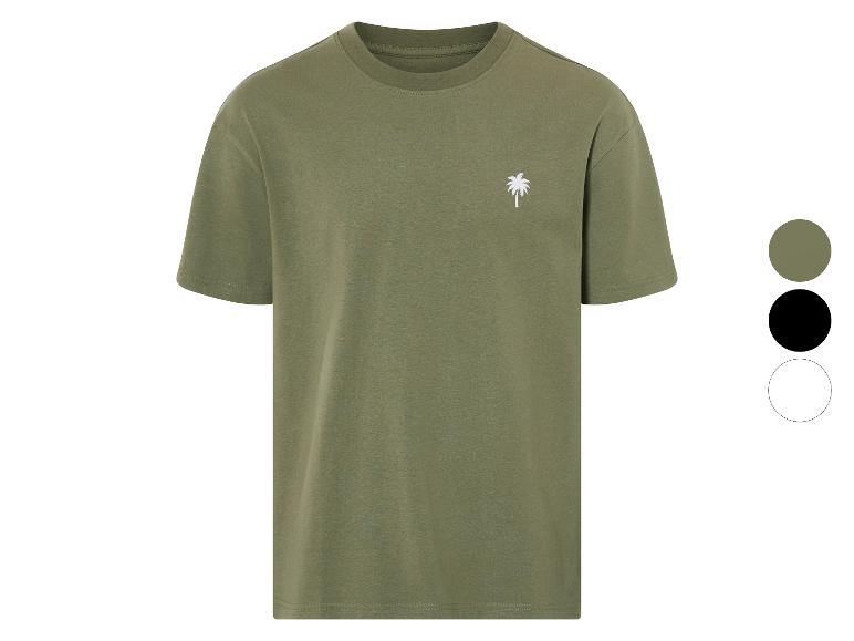 LIVERGY® Herren Oversize-T-Shirt, mit Rückenprint