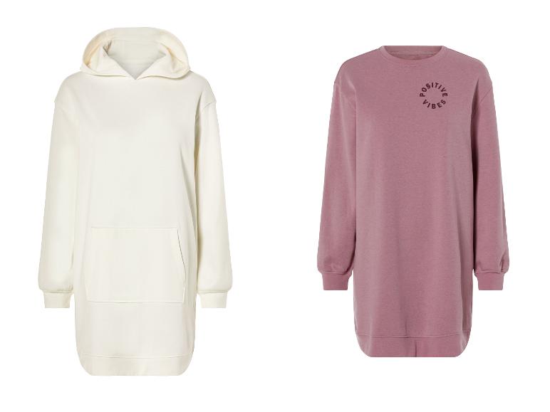 ESMARA® Damen Sweatkleid, mit Baumwolle