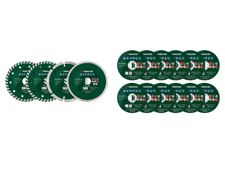 PARKSIDE® Diamant-Trennscheiben-Set / Trennscheiben-Set »PWSZS 1«