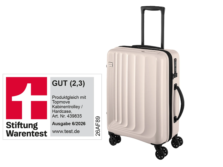 TOPMOVE® Koffer, Hardcase, Handgepäck, S, 30/35 L, erweiterbar