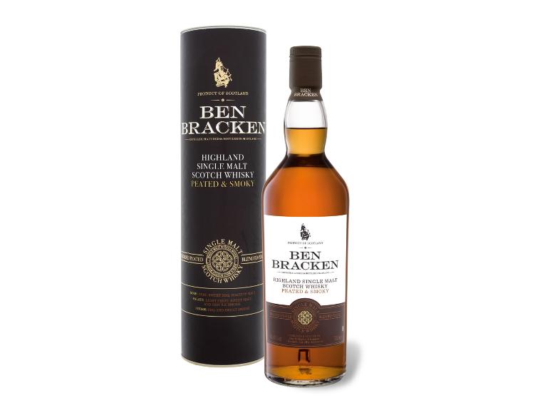 BEN BRACKEN Highland Single Malt Scotch Whisky Peated & Smoky 8 Jahre 40% Vol