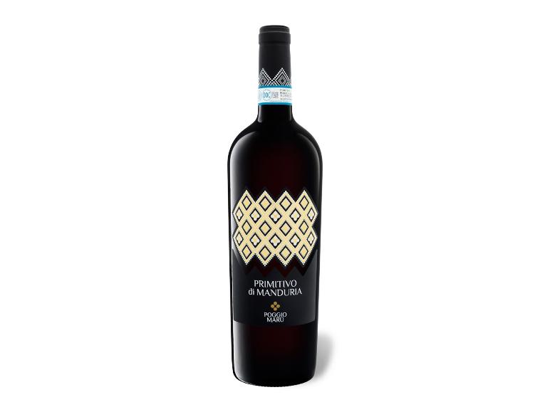 POGGIO MARU Primitivo di Manduria DOP trocken, Rotwein 2024