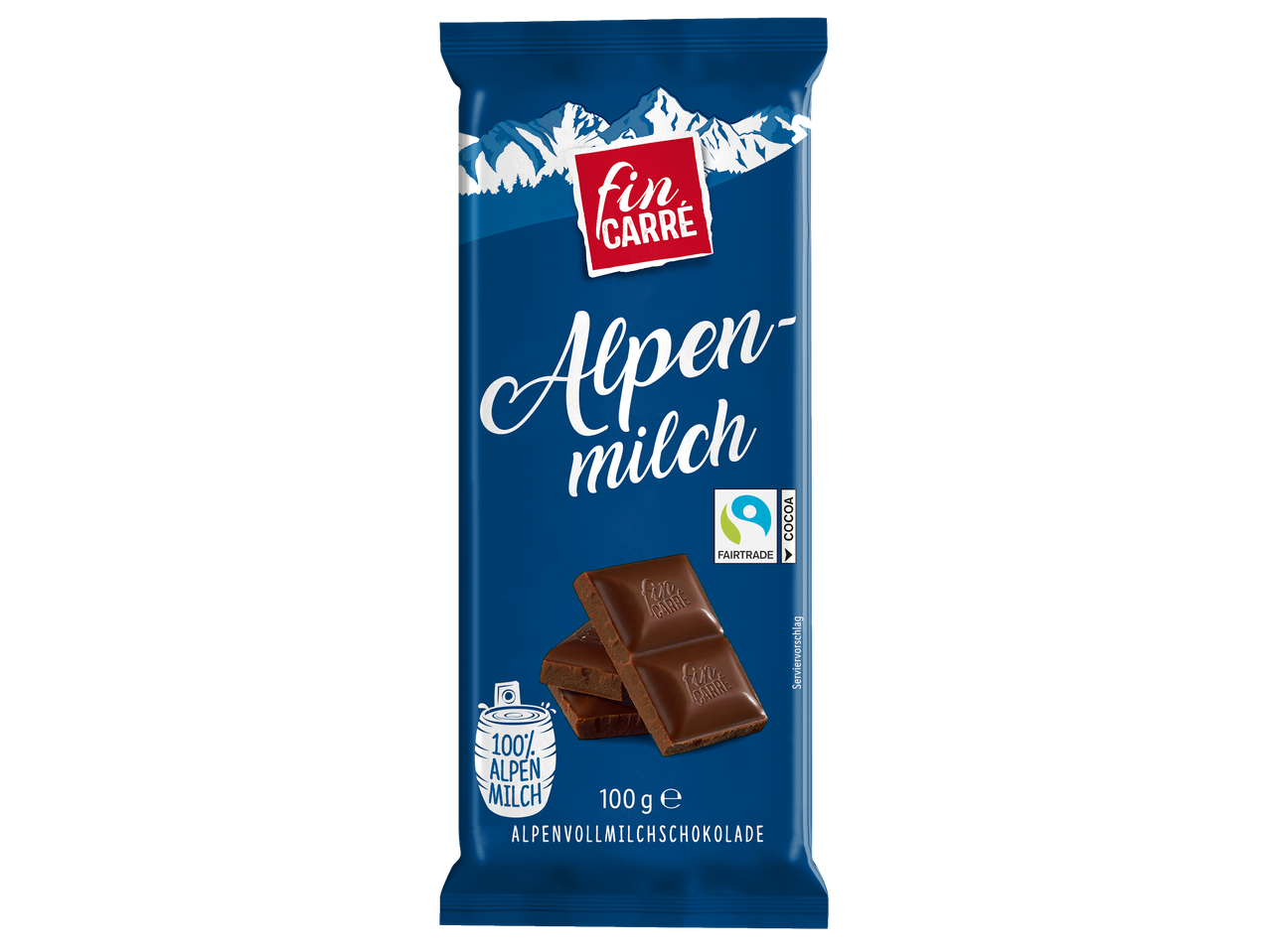 Fin Carré Tafelschokolade Alpenmilch