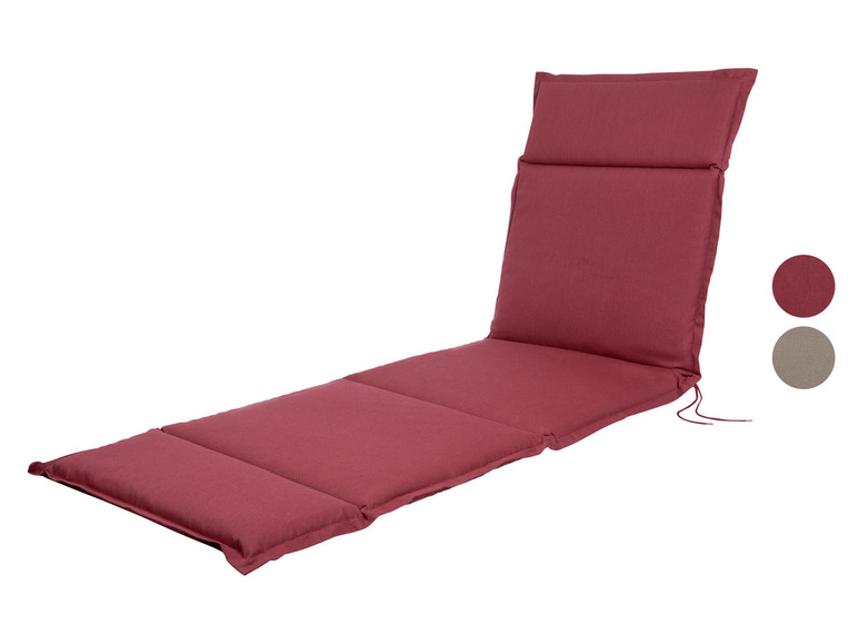 LIVARNO HOME Polsterauflage Liege, mit Stehsaum, ca. 190 x 58 x 4 cm