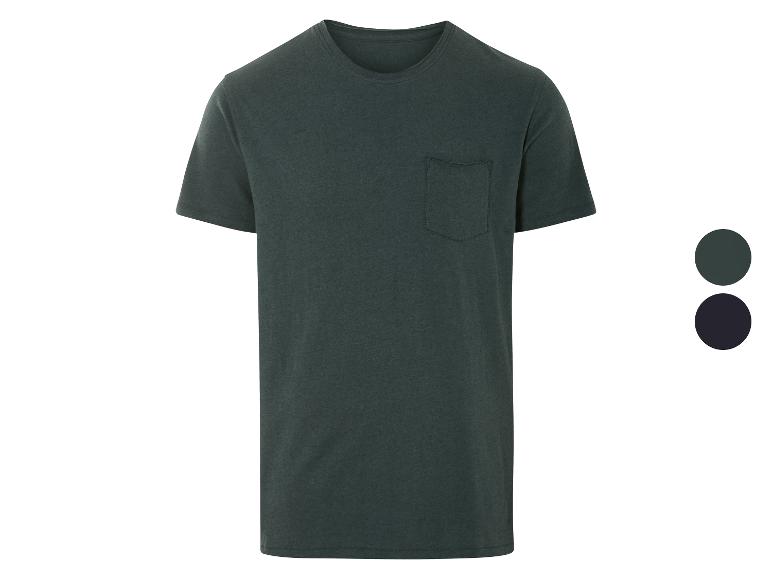 LIVERGY® Herren T-Shirt mit Leinen