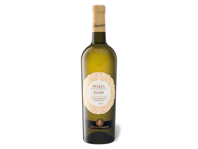 DUCA DI SASSETA Fiano da uve leggermente Appassite Puglia IGT halbtrocken, Weißwein 2024