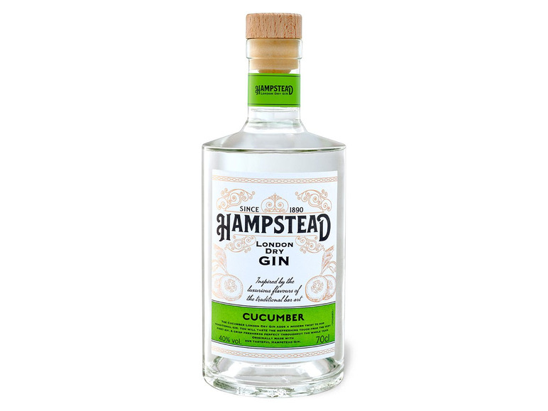HAMPSTEAD London Dry Gin Cucumber 40% Vol