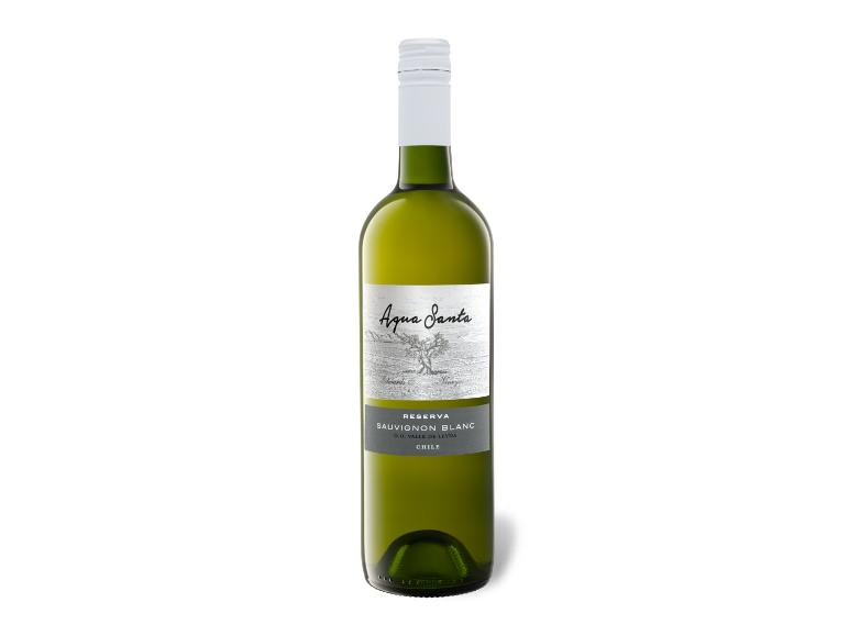 AQUA SANTA Sauvignon Blanc Reserva DO Valle de Leyda trocken, Weißwein 2024
