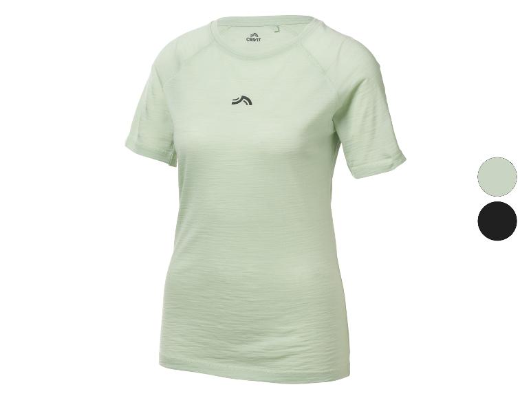 CRIVIT Damen Funktionsshirt mit Merinowolle
