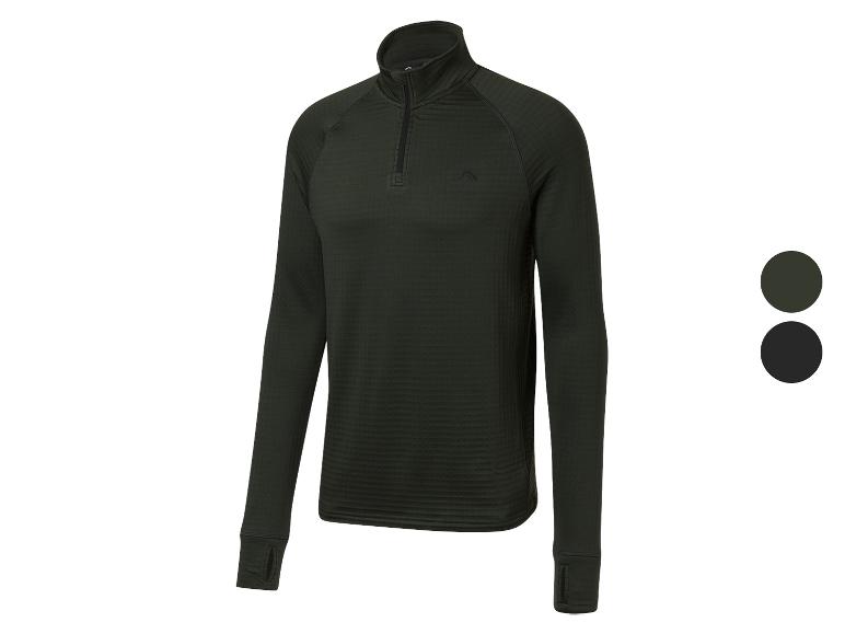 CRIVIT Herren Funktionsshirt mit Fleece-Innenseite