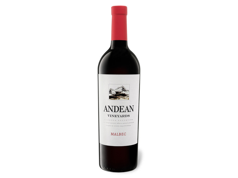 ANDEAN Vineyards Malbec Argentinien halbtrocken, Rotwein 2025