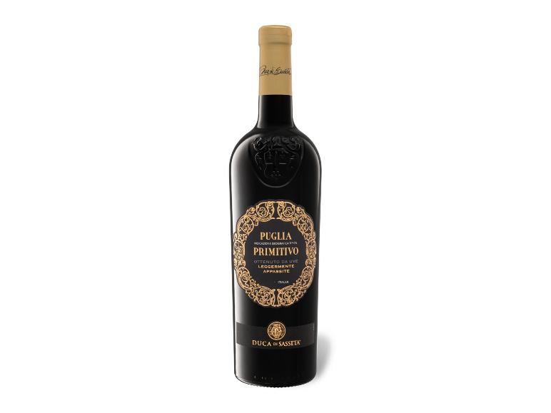 DUCA DI SASSETA Primitivo Puglia IGT halbtrocken, Rotwein 2024
