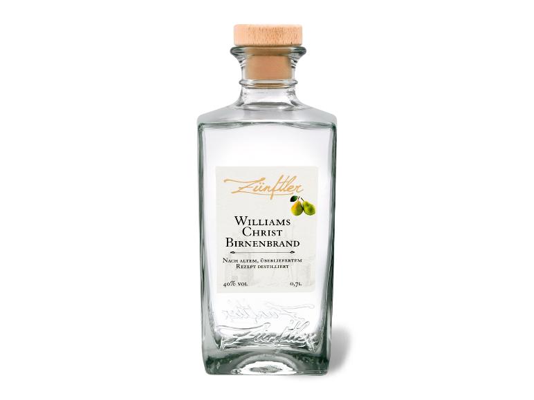 ZÜNFTLER Williams-Christ-Birnenbrand 40% Vol