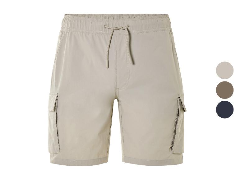 LIVERGY® Wasserabweisende Cargo-Shorts für Herren Herren-Cargoshorts, wasserabweisend