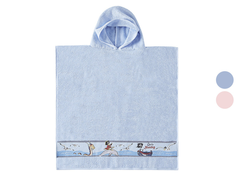 DYCKHOFF Frottier Poncho, 70 x 70 cm, mit Kapuze