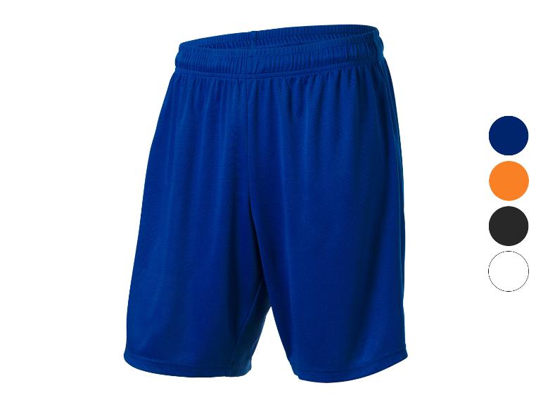 CRIVIT Herren Fußball-Funktionsshorts mit bequemem Gummizugbund mit Kordel