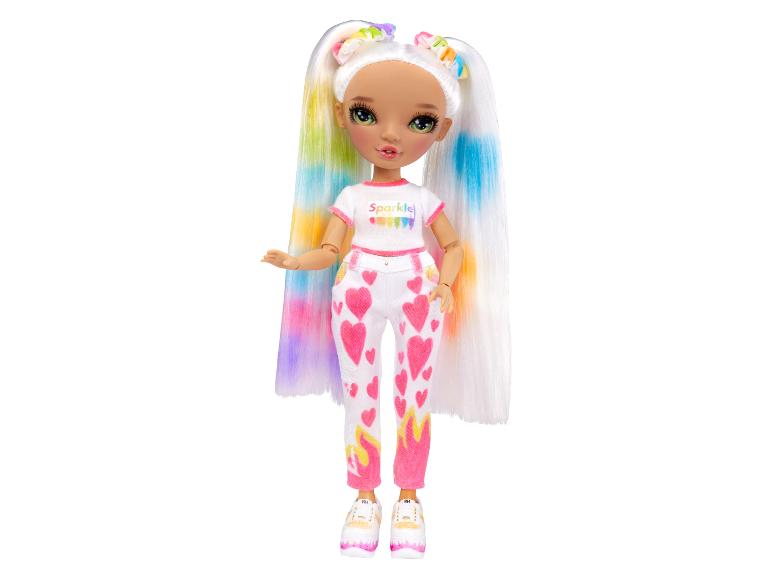 RAINBOW HIGH DIY Modepuppe und Spielset, mit 6 passenden Markern