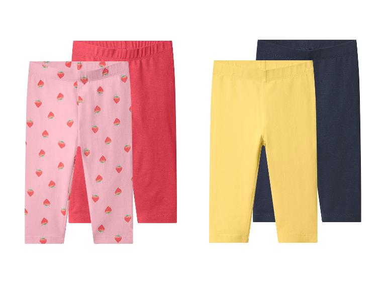 LUPILU® Kleinkinder Caprileggings, 2 Stück
