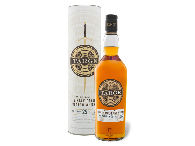 THE TARGE Highland Single Grain Scotch Whisky 25 Jahre 44% Vol