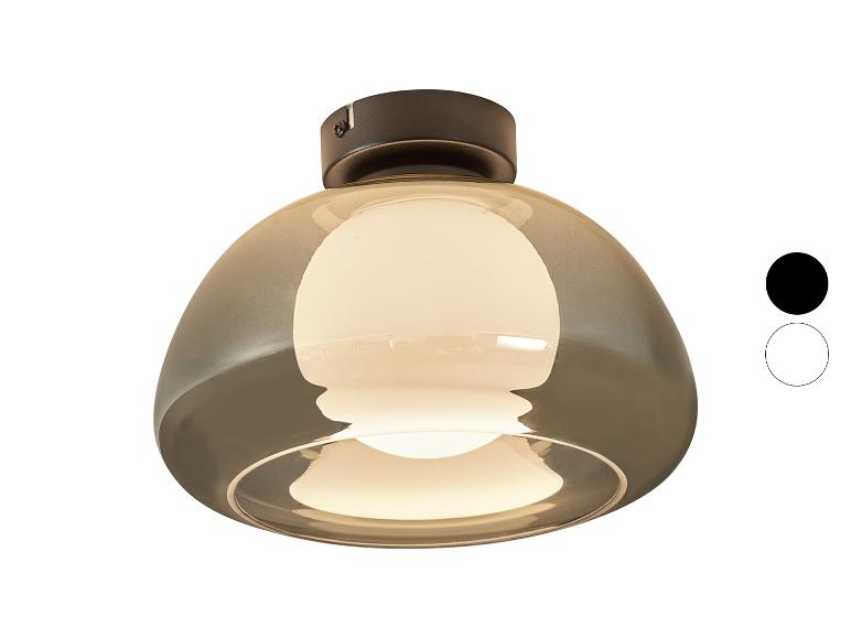 LIVARNO HOME LED-Wand- und Deckenleuchte, Lampenschirm aus hochwertigem Glas