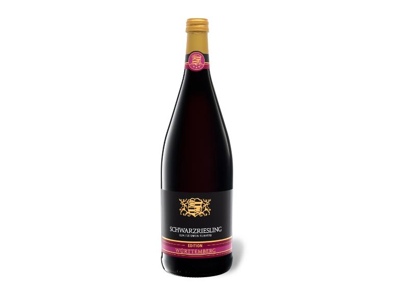 Edition Württemberg Schwarzriesling QbA lieblich, Literflasche, Rotwein 2023