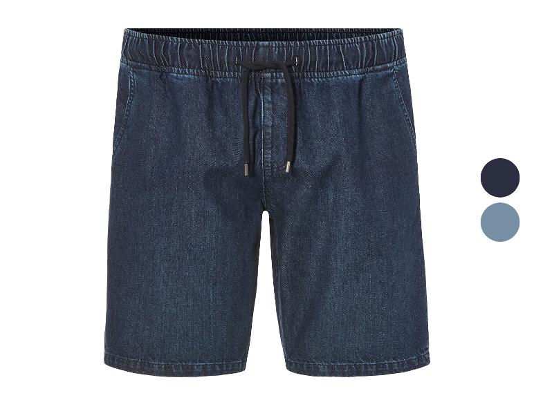 LIVERGY® Herren Jeansshorts, mit Eingrifftaschen