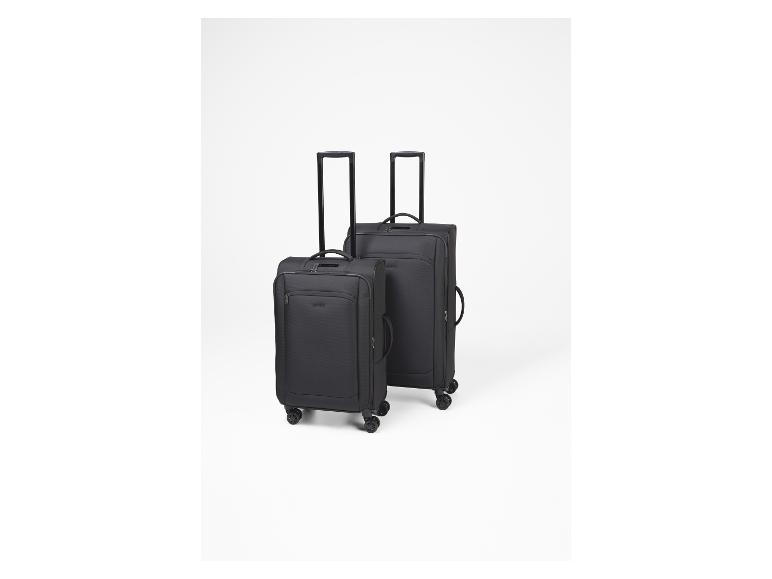ESMARA® Koffer-Set, Softcase, M und XL, 62/69 L und 96/108 L, erweiterbar