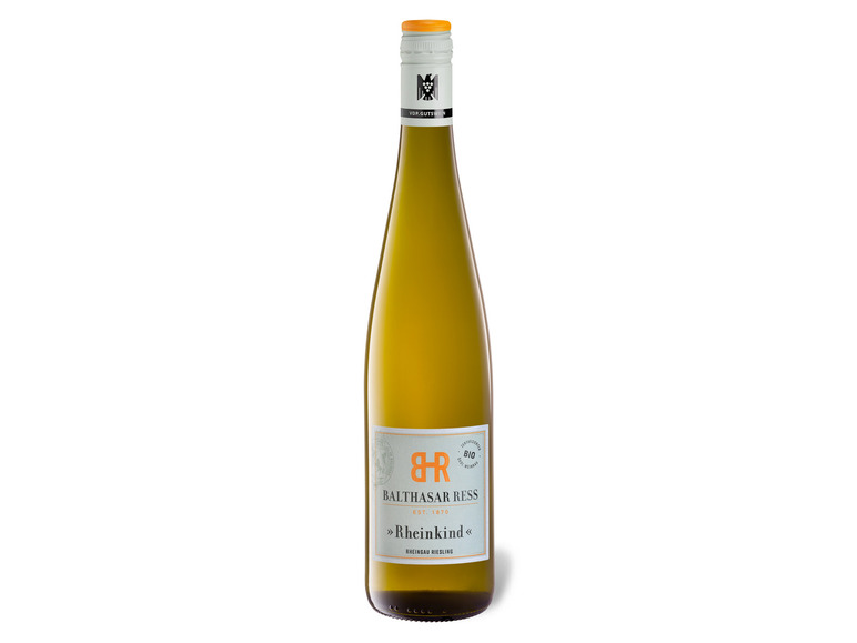 WEINGUT BALTHASAR RESS BIO Rheinkind Rheingau Riesling VDP.Gutswein feinherb vegan, Weißwein 2025