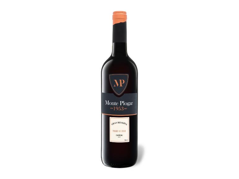 Monte Plogar Gran Reserva Cariñena DO trocken, Rotwein 2020
