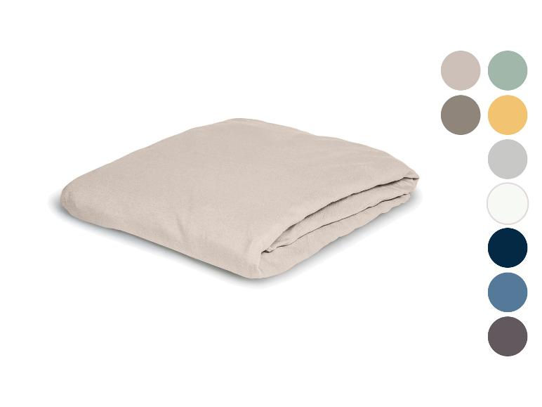 BIERBAUM Jersey-Spannbetttuch, 100-190 x 200 cm