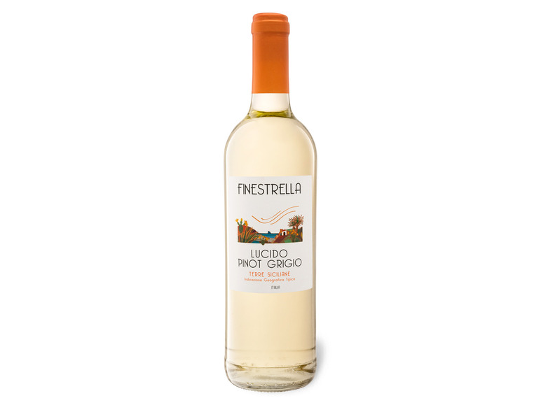 FINESTRELLA Lucido Pinot Grigio Terre Siciliane IGT trocken, Weißwein 2025