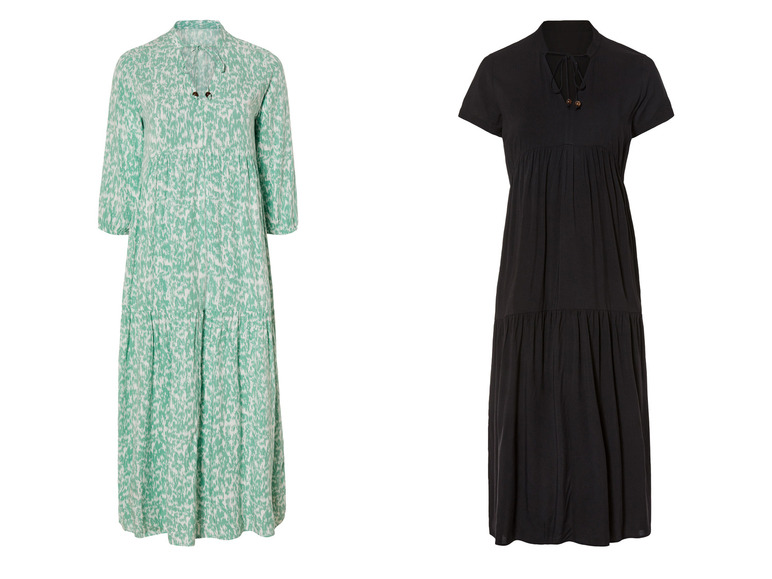 ESMARA® Damen Tunika-Kleid mit dekorativen Kordeln