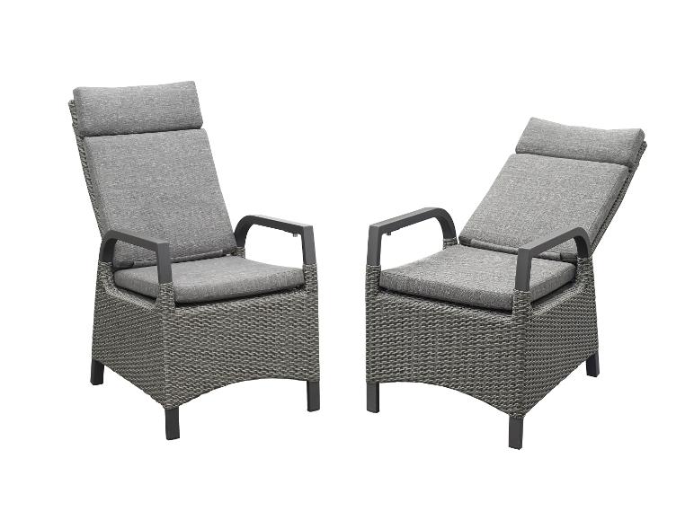 BELLAVISTA - HOME & GARDEN® Hochlehner-Sessel »Dallas«, 2er Set, inkl. Auflagen