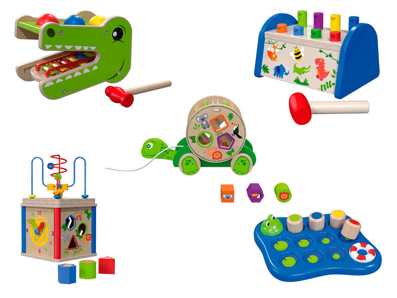 PLAYTIVE Holz Motorikspiel, Modell 2023