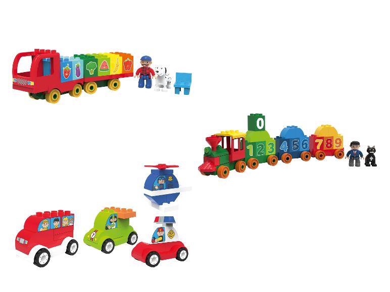 PLAYTIVE CLIPPYS Obst- und Gemüse-Laster / Zahlen-Zug / Fahrzeug-Set