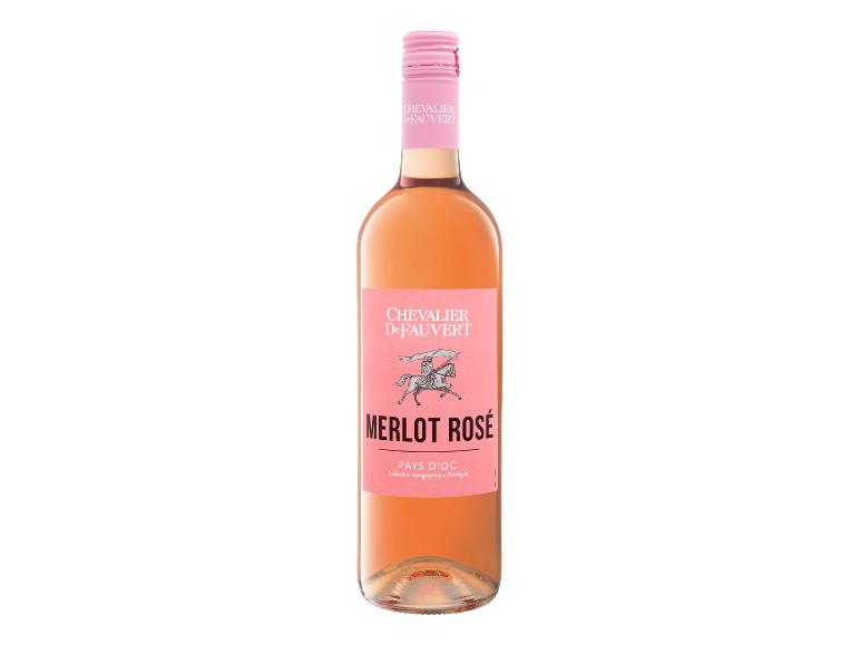 CHEVALIER DE FAUVERT Merlot Rosé Pays d'Oc IGP halbtrocken, Roséwein 2024