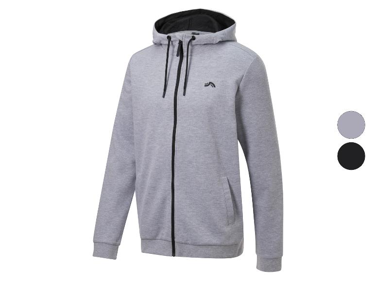 CRIVIT Herren Sweatjacke, mit Baumwolle