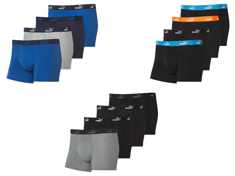 PUMA Herren Boxershorts, 4 Stück, toller Tragekomfort