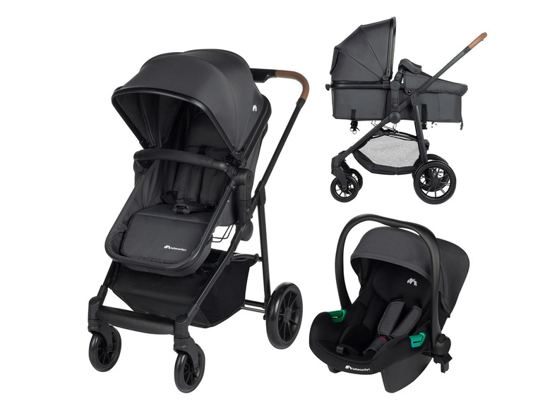 BEBECONFORT Kinderwagen »Haze Trio« 3in1, kompakt und einfach faltbar